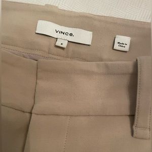Vince Size 8 Khaki Beige Pants 37” length
